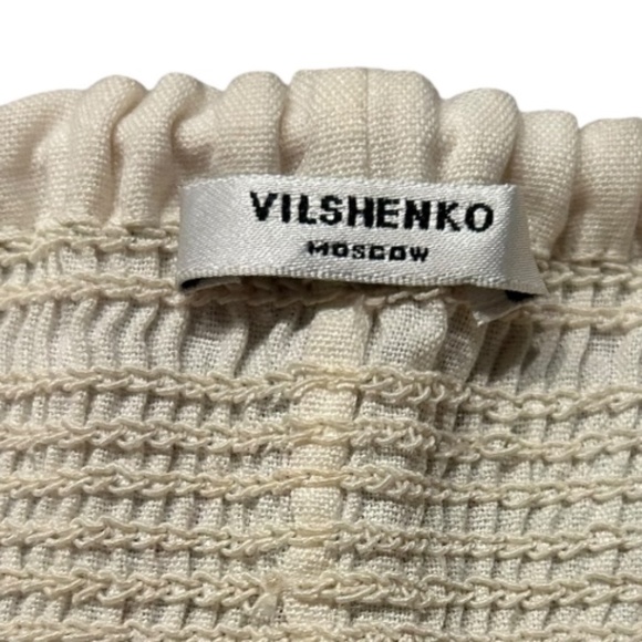 Vilshenko Embroidered BOHO Country Shirt Women's size 8 Medium - Picture 2 of 4